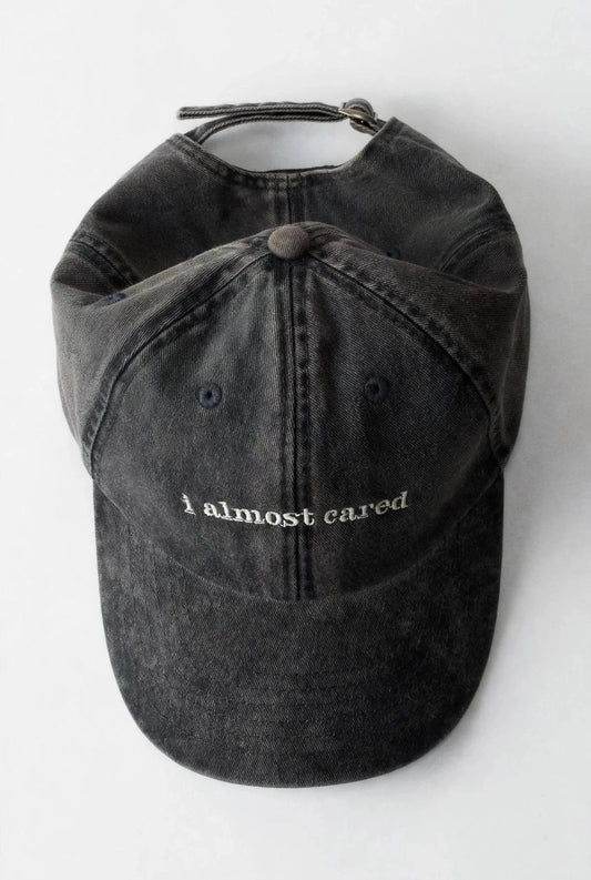 I almost cared | czapka z daszkiem