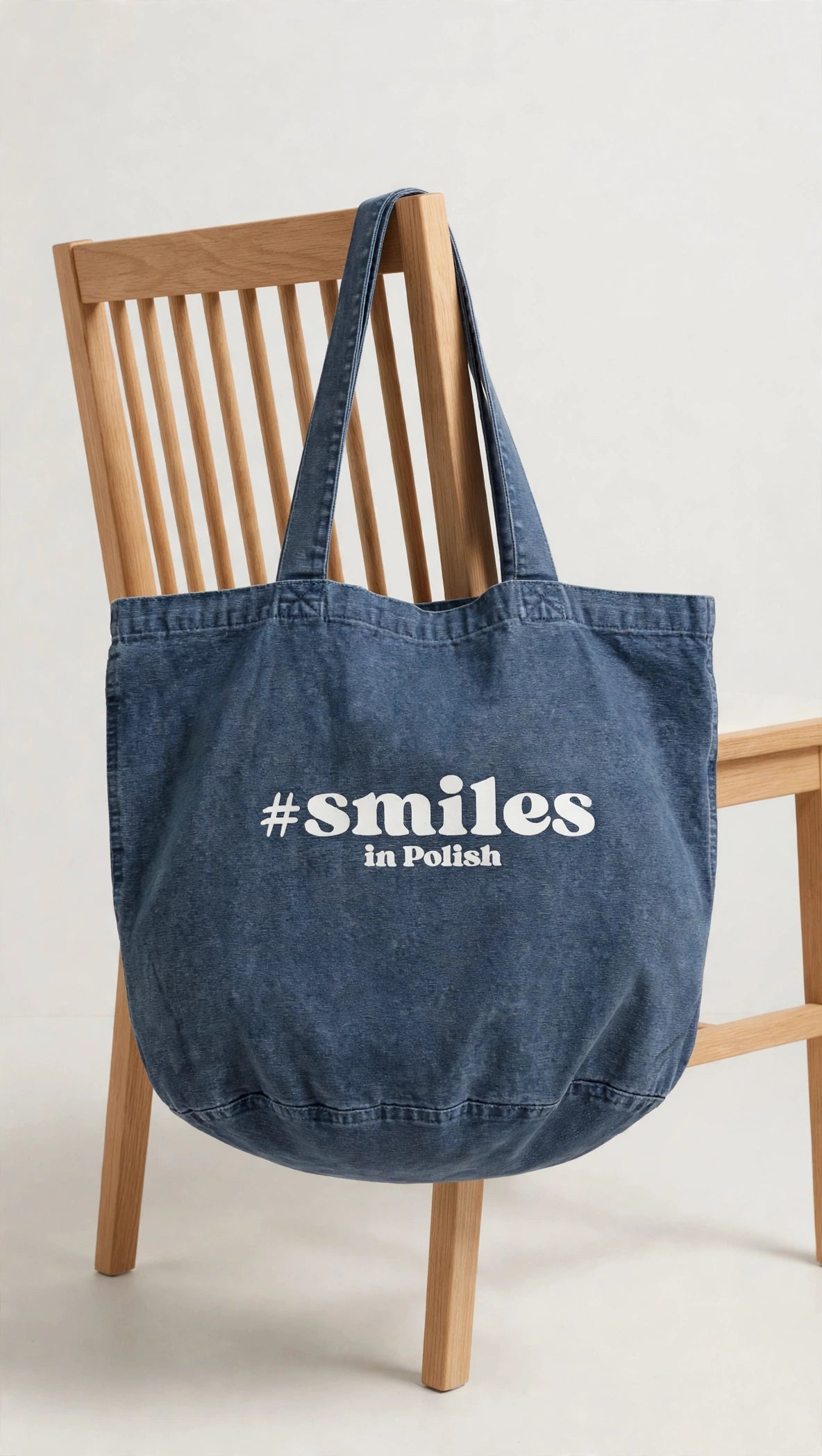 smiles in Polish | tote bag