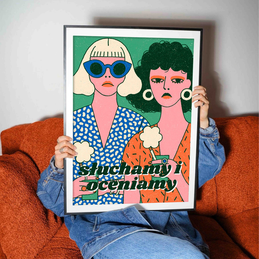 Słuchamy i Oceniamy | plakat cyfrowy