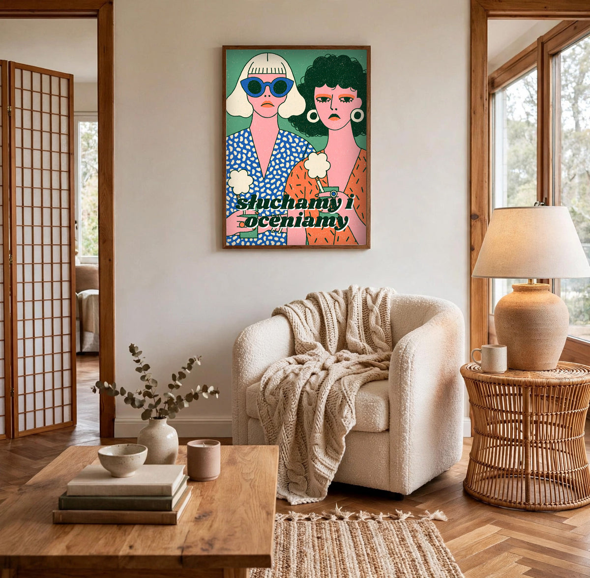 Słuchamy i Oceniamy | plakat cyfrowy