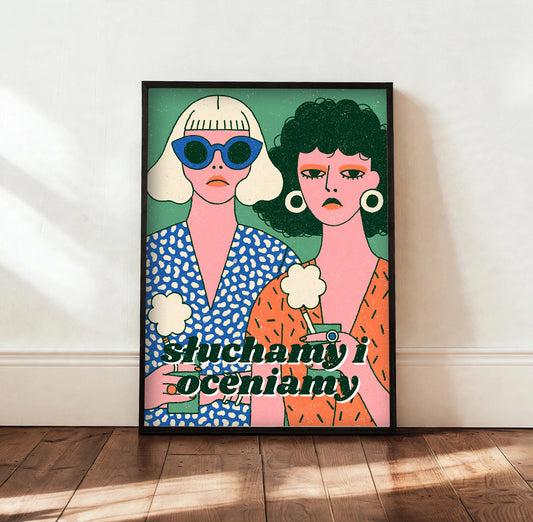 Słuchamy i Oceniamy | plakat cyfrowy