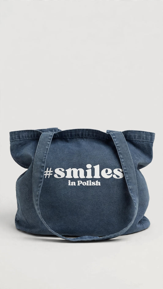 smiles in Polish |  tote bag