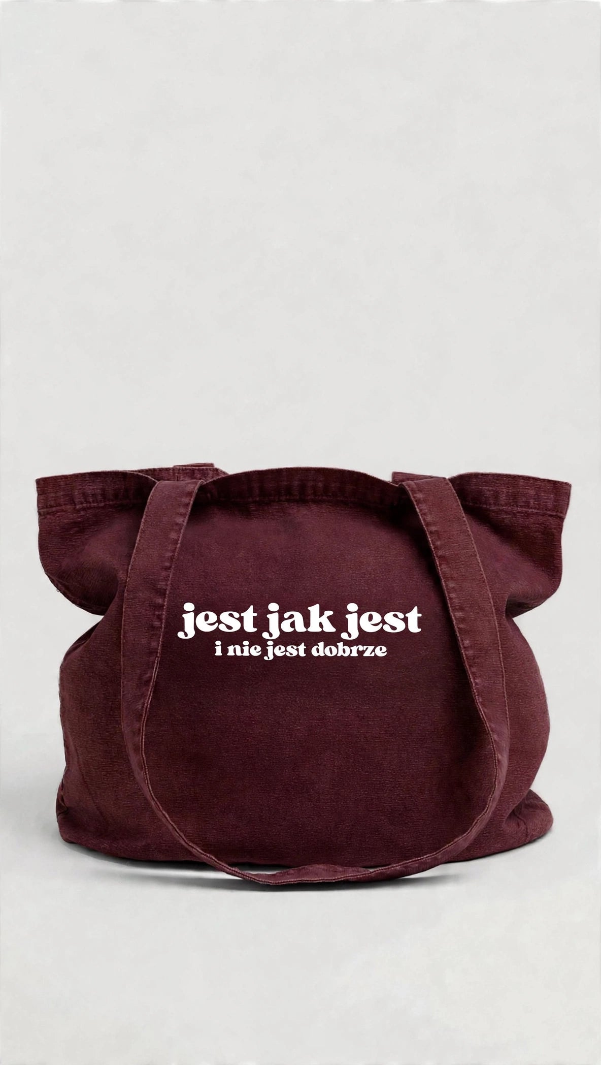 jest jak jest | tote bag