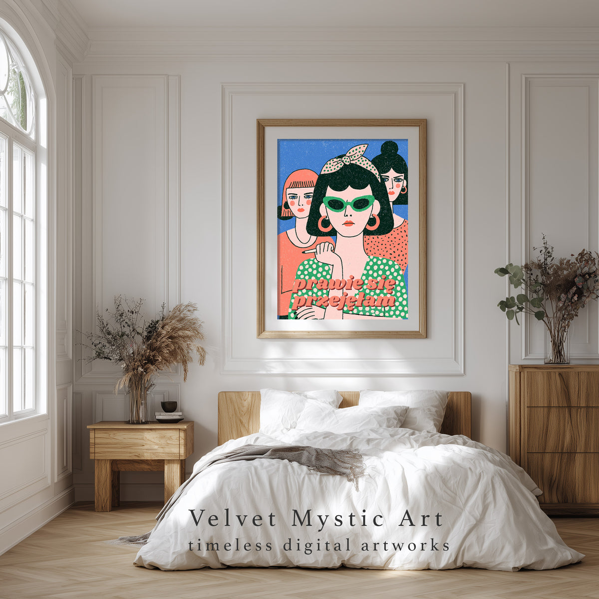 Prawie się przejęłam | plakat cyfrowy