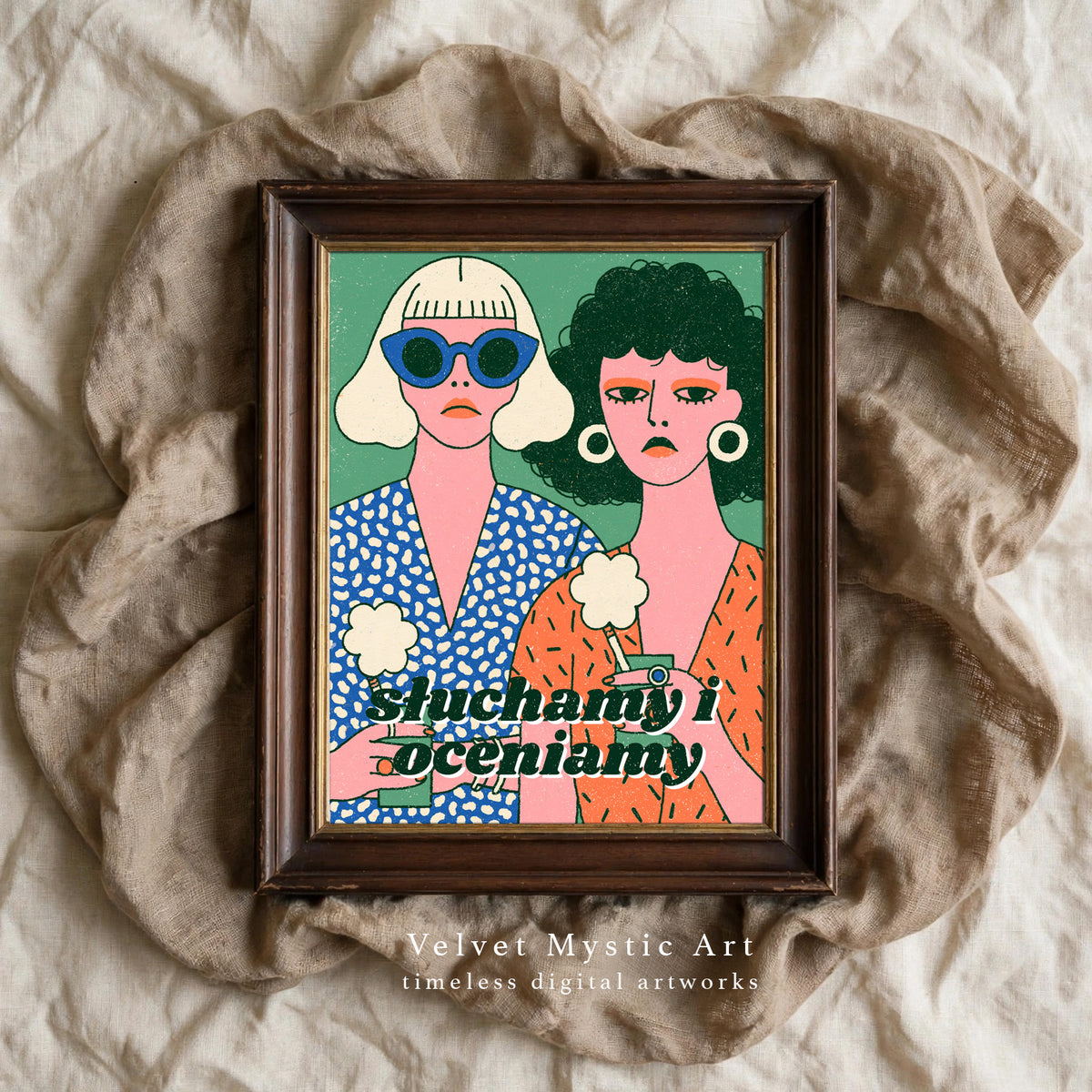 Słuchamy i Oceniamy | plakat cyfrowy